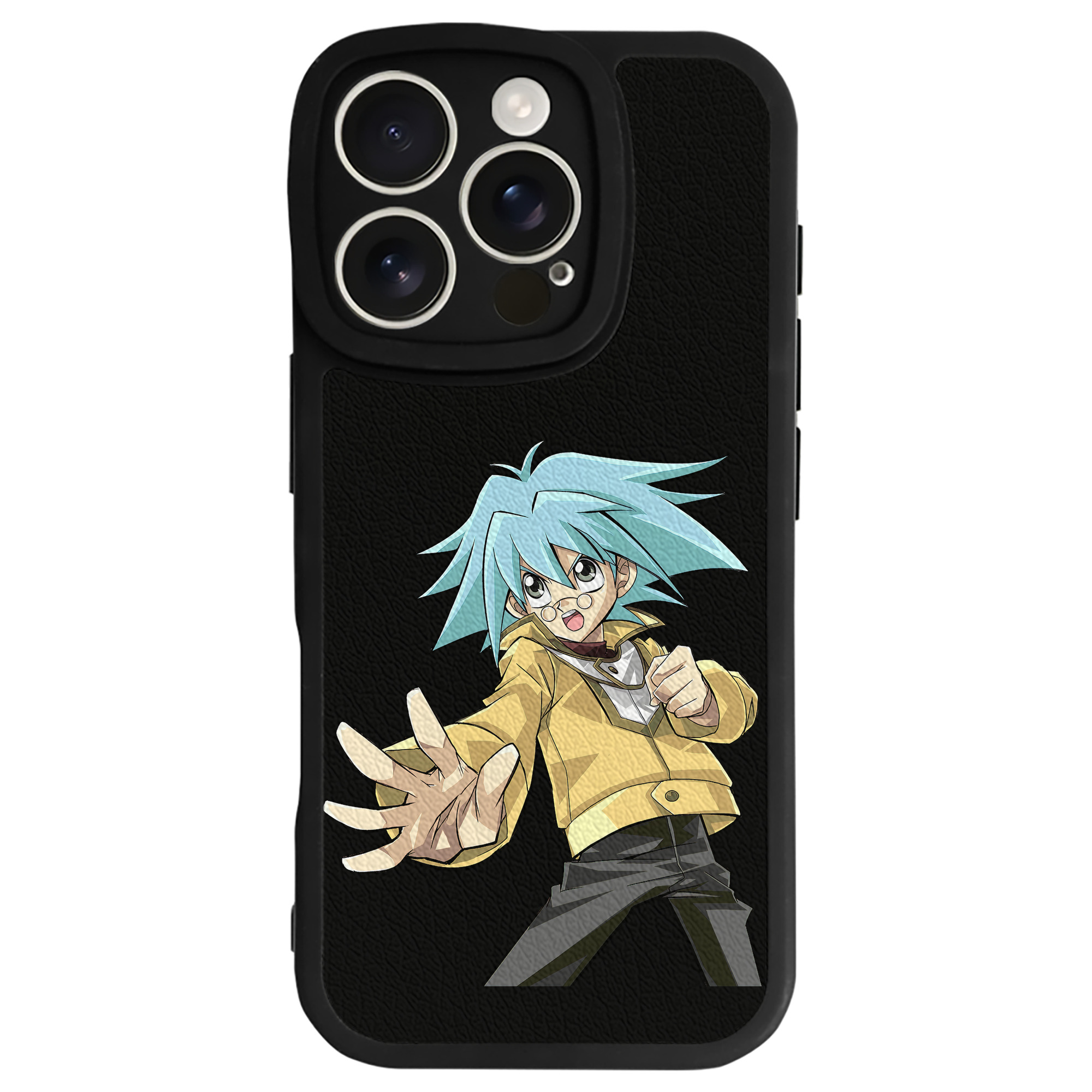（画像用） 遊☆戯☆王 Yu-Gi-Oh! 【iPhone 16シリーズ対応】シリコンスマホケース（レザー調） 材質：シリコン